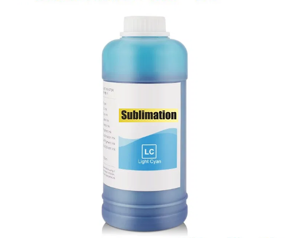 1 Liter Dye Sublimationstinte photo-cyan für Epson, Mutoh, Mimaki, Roland...