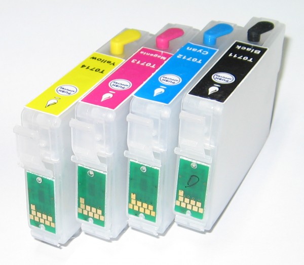 Wiederbefüllbare QUICKFILL FILLIN TintenPatronen Epson