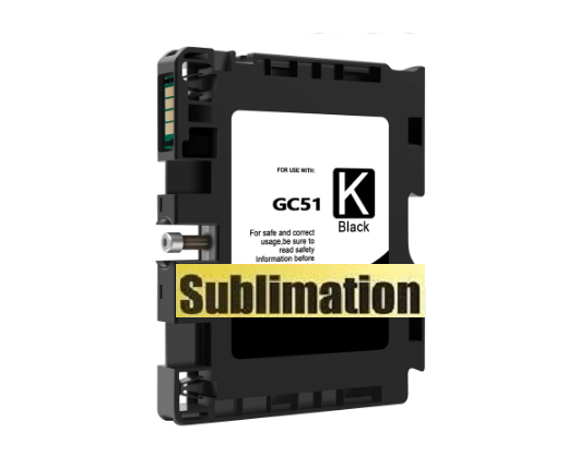 Kompatible Sublimations-Tintenpatrone Ricoh GC-51 XL schwarz, black 405862