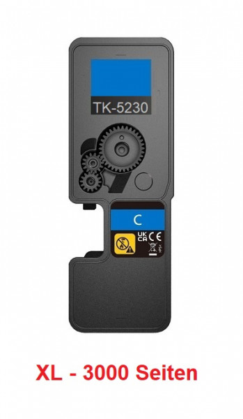 Kompatible XL-Tonerkartusche Kyocera TK-5230 Cyan, 1T02R9CNL0 TK-5230C