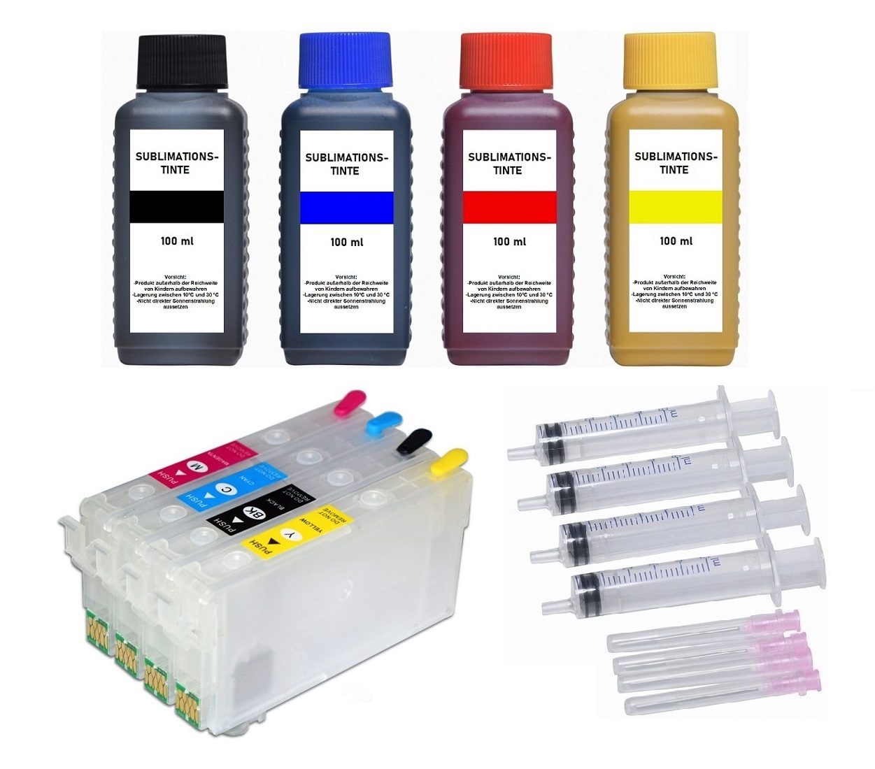 Inkpro Nachfüllbare Druckerpatronen E405 XL Mit Auto-Reset-Chip – Für Epson Workforce/Pro Modelle