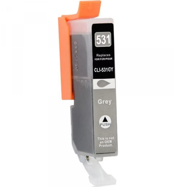 Kompatible Druckerpatrone Canon CLI-531 Gray, Grau, 6122C001 CLI-531GY