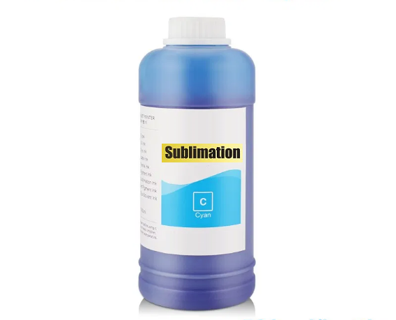 1 Liter Dye Sublimationstinte cyan für Epson, Ricoh, Mutoh, Mimaki, Roland...