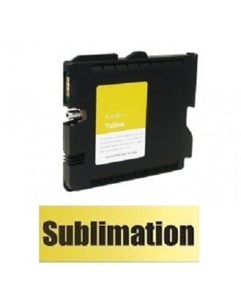 Druckerpatrone wie Ricoh GC 41 XL yellow, 405764, 405768 mit SUBLIMATIONSTINTE