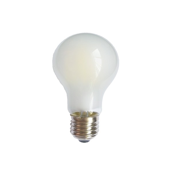 SONDERPREIS! 6 Watt Filament LED Lampe, Birne, E27, Lichtfarbe warmweiß 2700 K, Milchglas