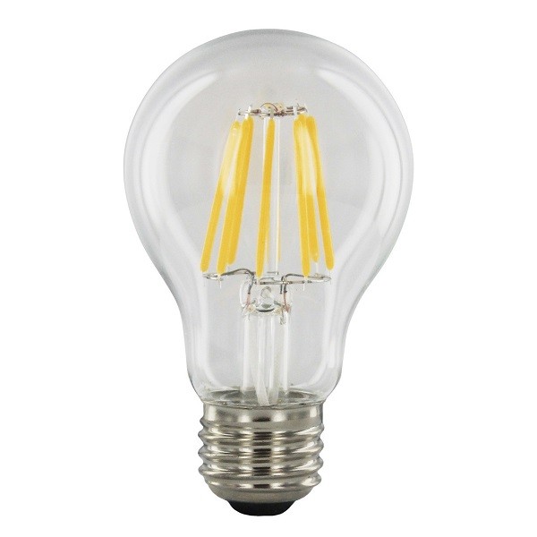 SONDERPREIS! 8 Watt Filament LED Lampe, Birne, E27, Lichtfarbe warmweiß 2700 K, KLARGLAS