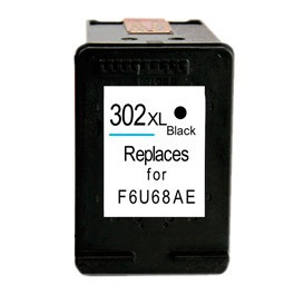 Refill Druckerpatrone HP 302 XL schwarz, black - F6U68AK, F6U66AE