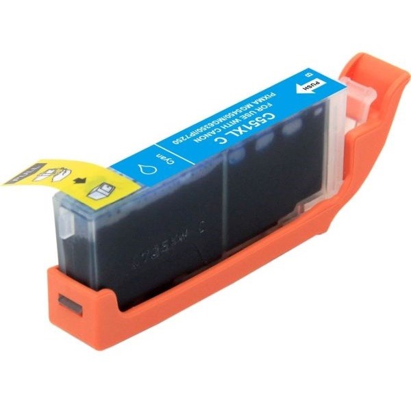 Druckerpatrone wie Canon CLI-551 XL Cyan, 6444B001