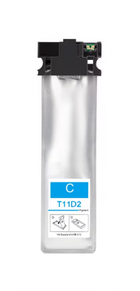 Druckerpatrone kompatibel mit Epson C13T11D240 cyan