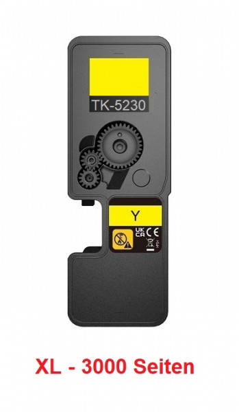 Kompatible XL-Tonerkartusche Kyocera TK-5230 Yellow, Gelb, 1T02R9ANL0 TK-5230Y