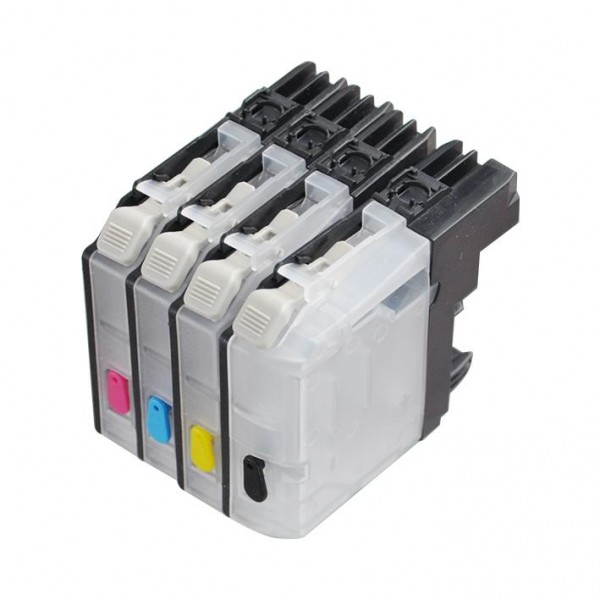 Wiederbefüllbare QUICKFILL-FILL-IN Patronen wie Brother LC-223, LC-225 mit Auto Reset Chips