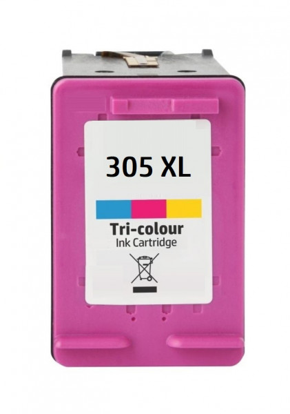 Kompatible Druckerpatrone HP 305XL color, dreifarbig - 3YM60AE, 3YM63AE - XXL Füllmenge