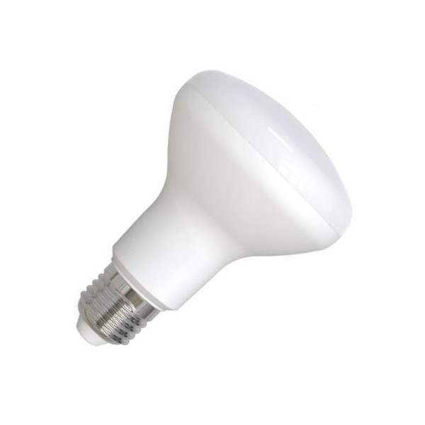 9 Watt LED-Lampe in Spotform, E27 - R80, Lichtfarbe warmweiß 2700 K - 120° Ausstrahlung
